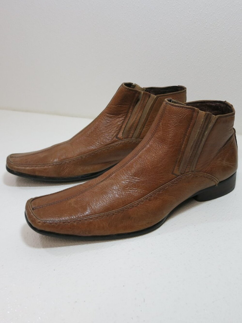Kenneth Cole Reaction Oil Tanned Leather Dress Boots Men's Footwear Shoes Sz 11